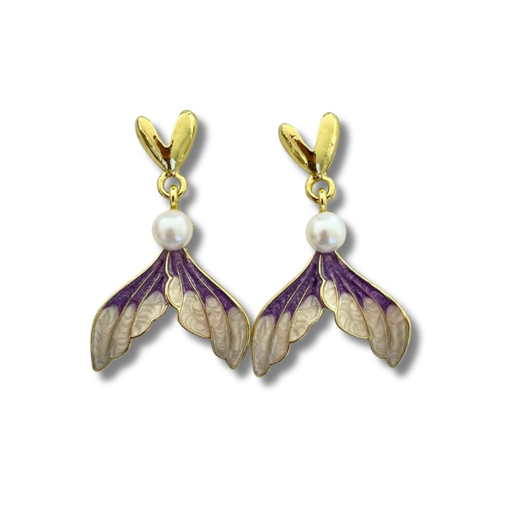 Aretes Alhina-Morado